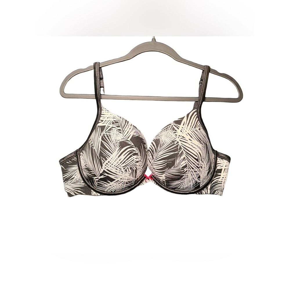 Cacique 40C Zebra Palm Print Underwire Bra Full Coverage Plus Size